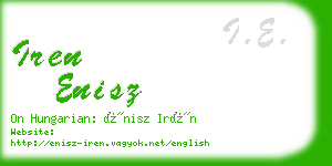 iren enisz business card